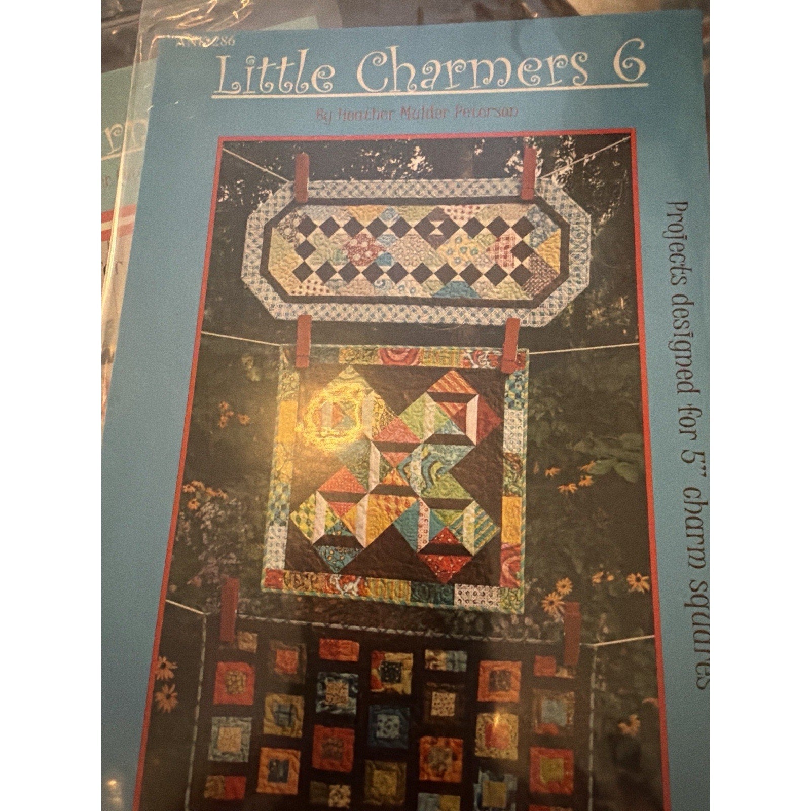 Anka’s Treasures Little Charmers COMPLETE Set 6 Quilt Patterns Charm Squares