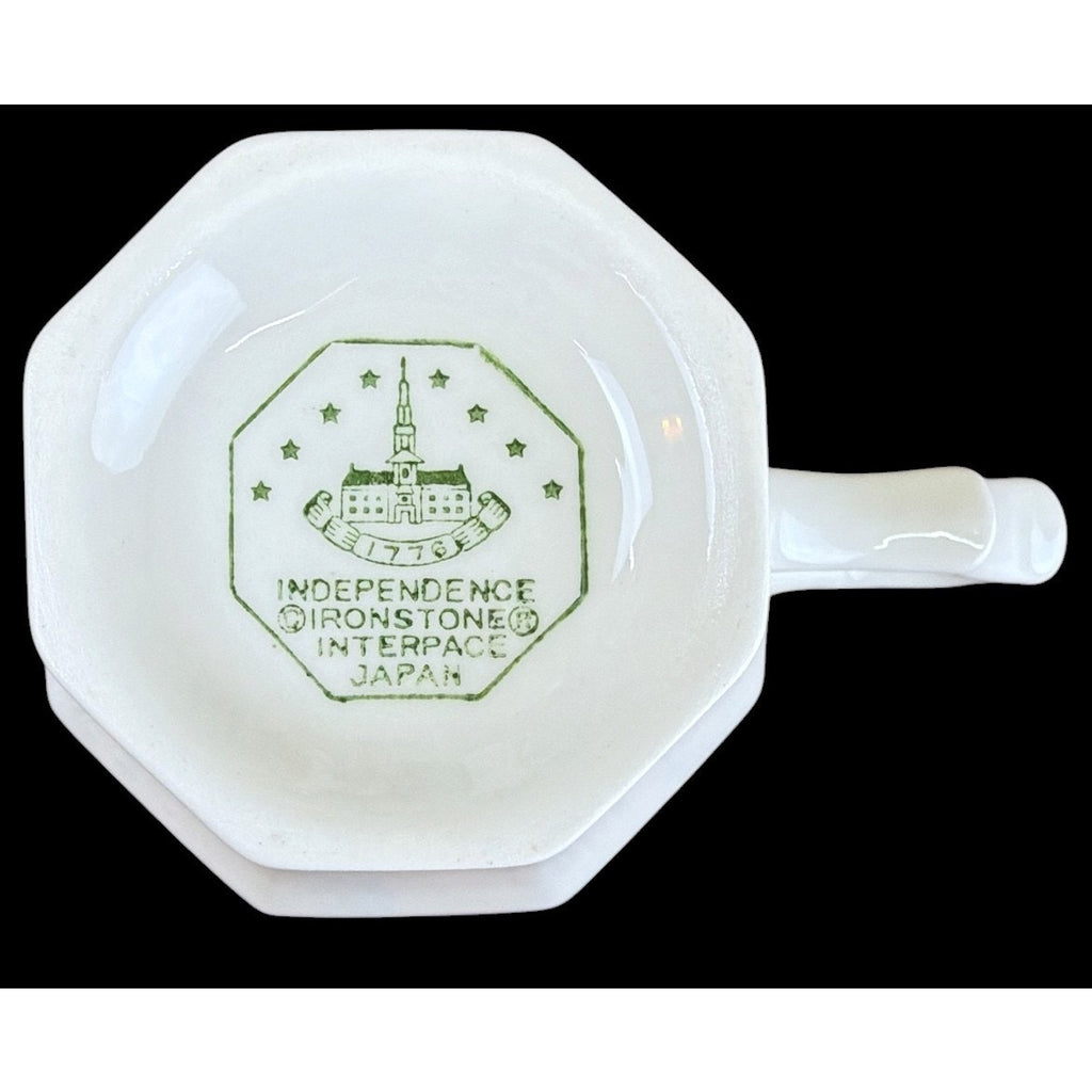 Vintage Independence White Ironstone Interpace Japan 11 Pc Tea Coffee Set – additional view 10