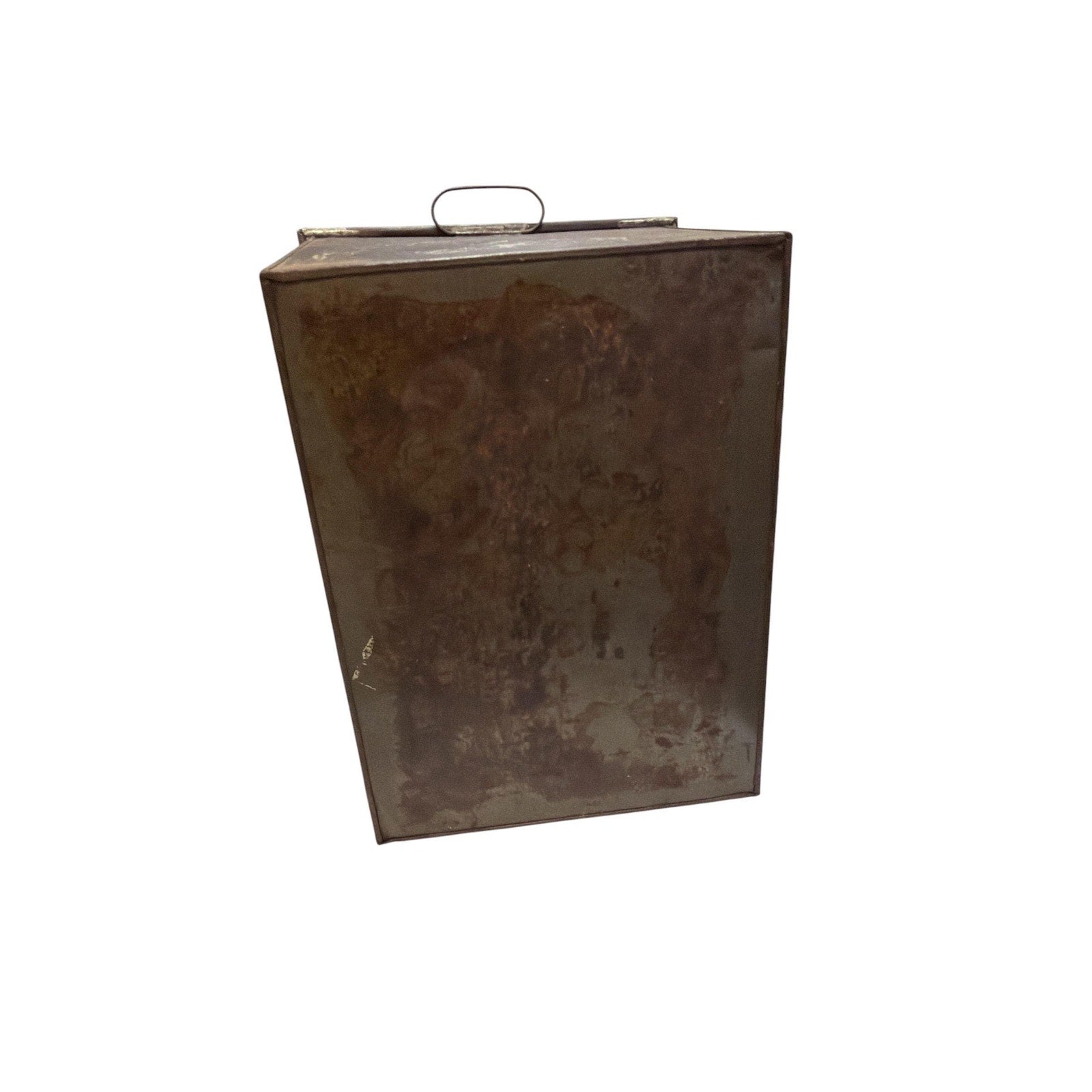 Antique CAKE Tin Box | Rustic Farmhouse Kitchen Storage, Metal Pantry Accent