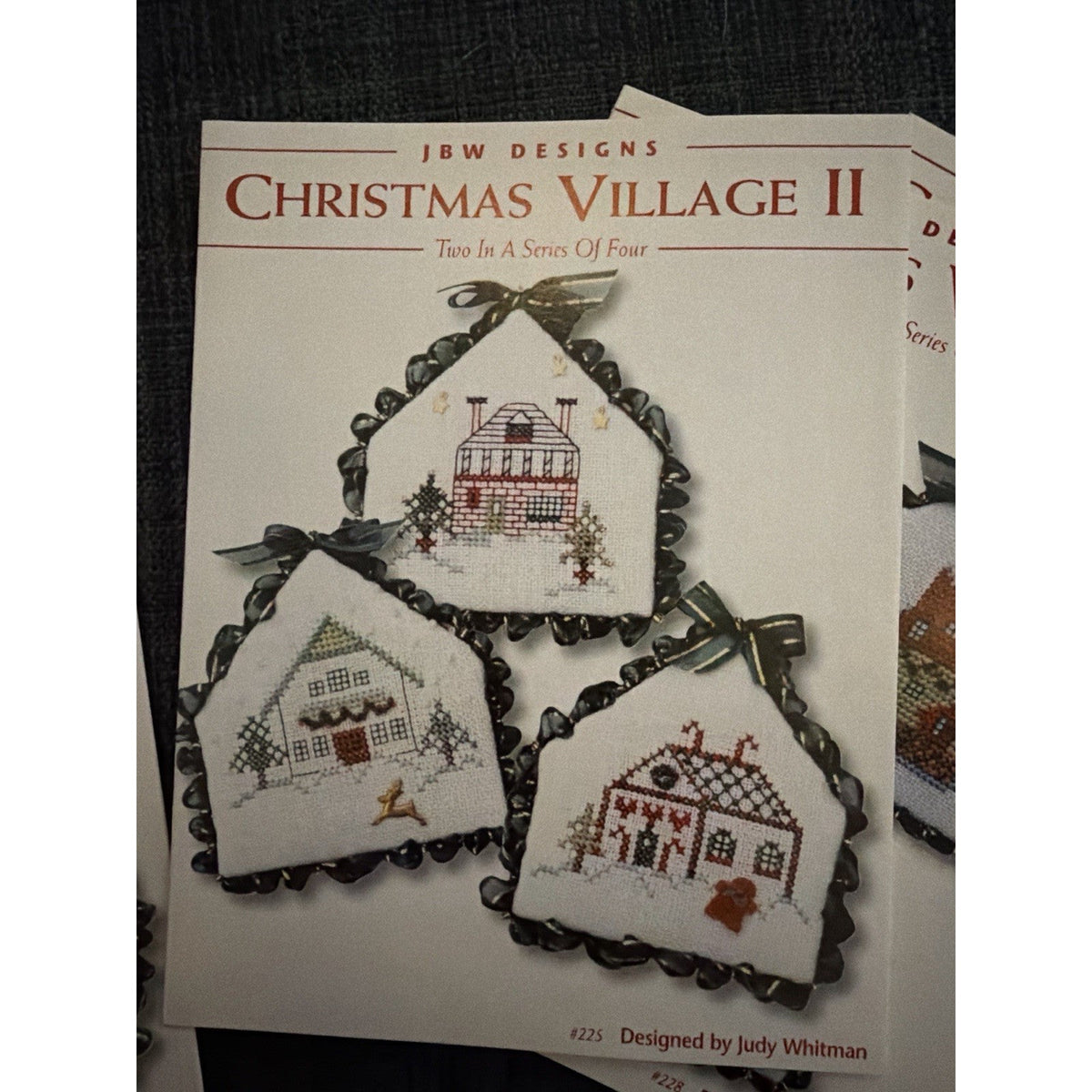 JBW christmas village cross stitch patterns complete 4