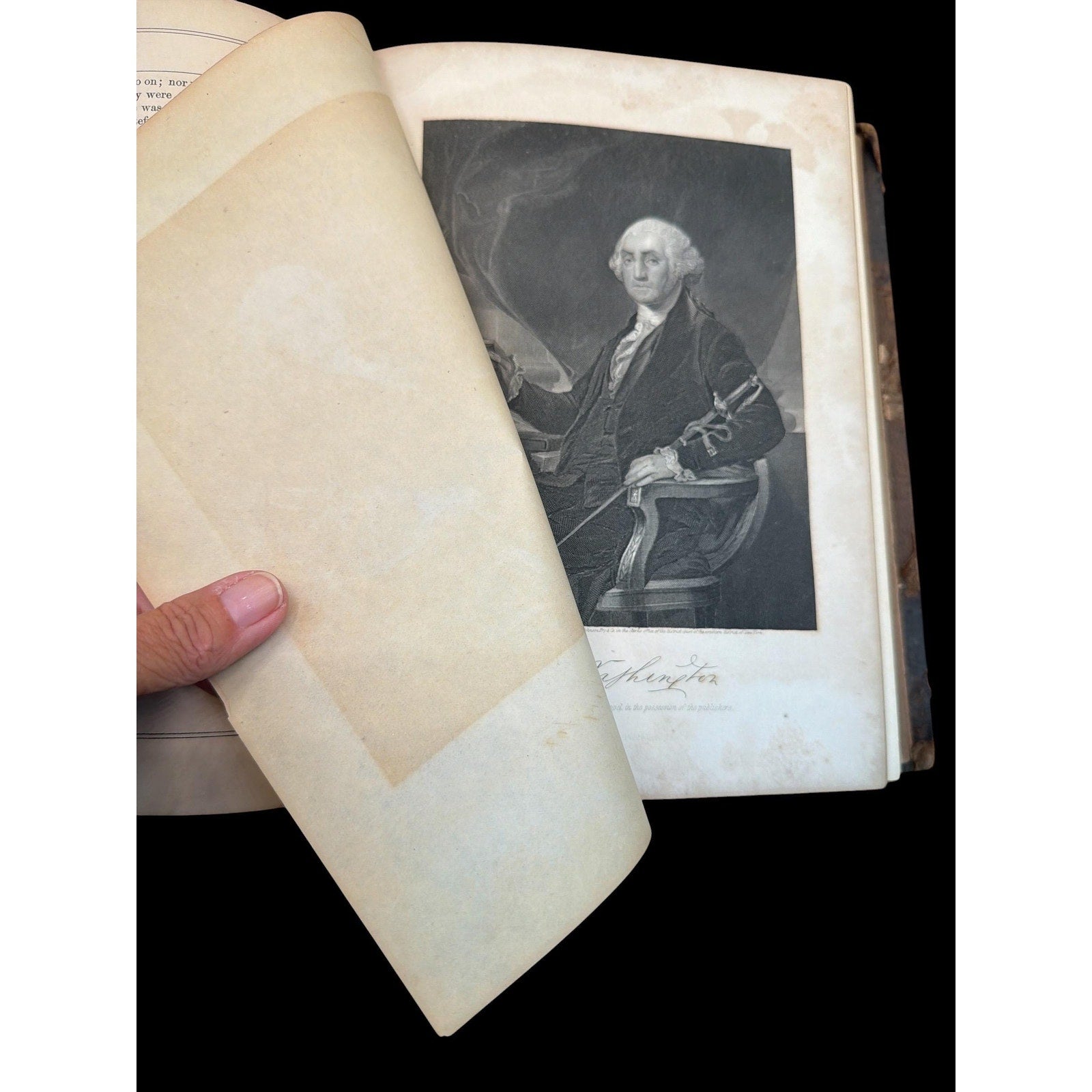 Antique 1873 Portrait Gallery Book: Eminent Men & Women, Steel Engravings Volume I
