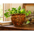 Exceptional Mullins Ceramics Nippa Kentucky 10" Owl Planter Uncommon Large-Format Art Pottery Jardiniere