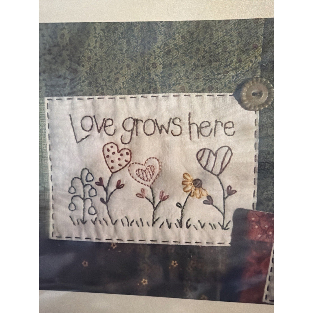 Blueberry Backroads Love Grows Here Embroidery Pattern 007