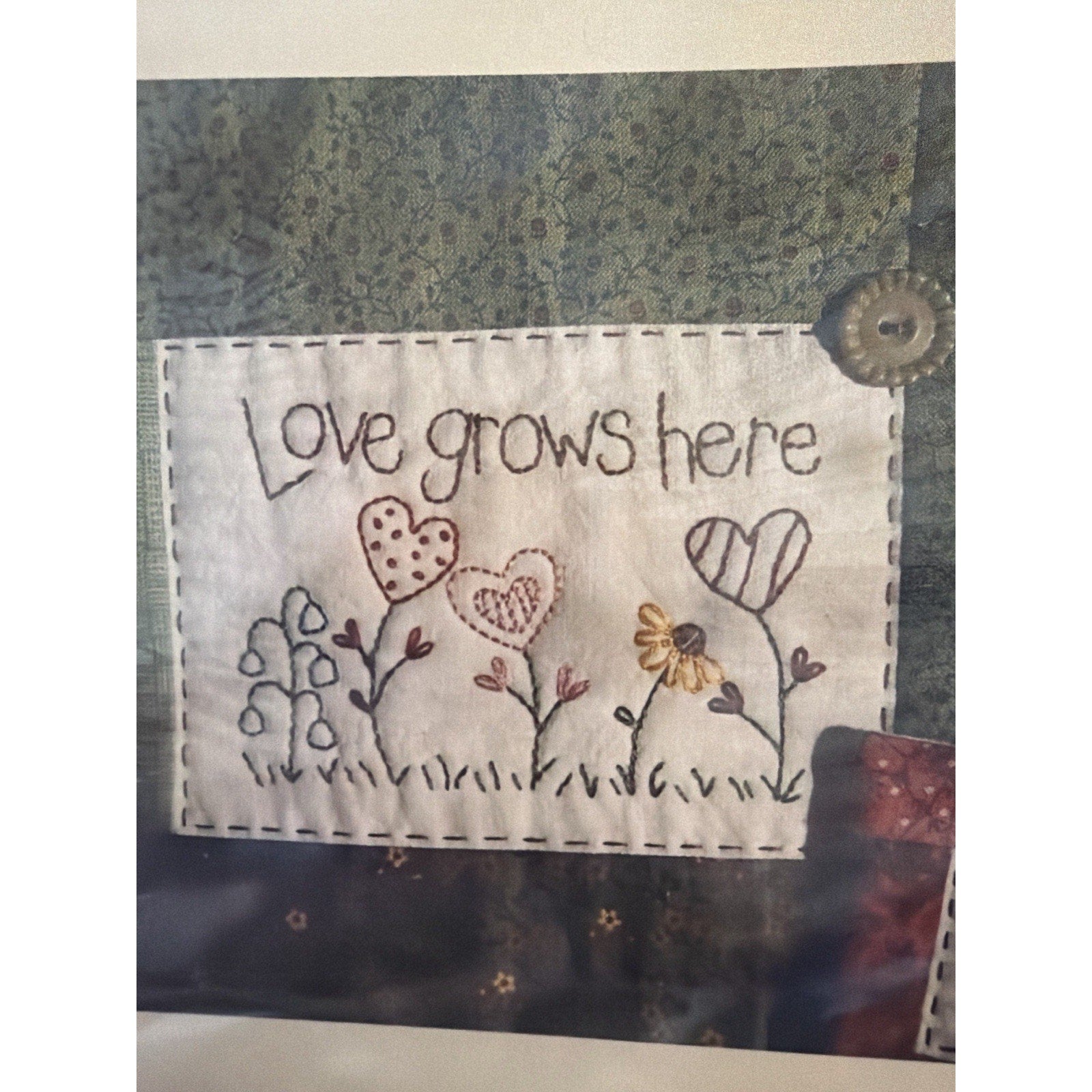 Blueberry Backroads Love Grows Here Embroidery Pattern 007
