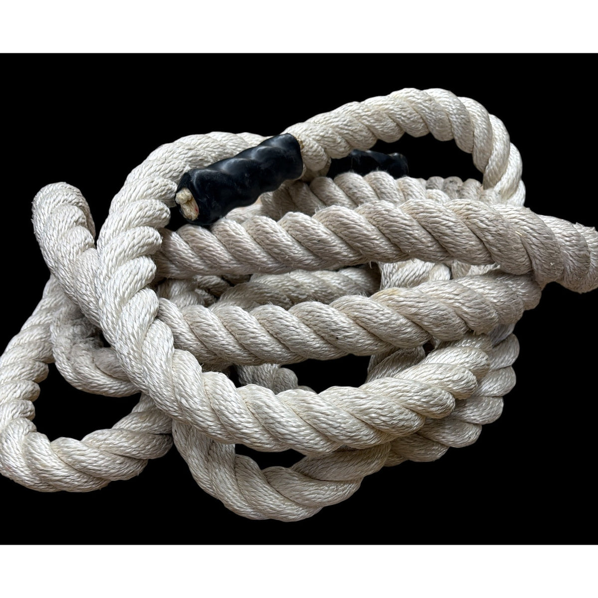 Vintage Nautical Rope 3 Inch Thick 25-30 Ft Maritime Ship Decor – additional view 2
