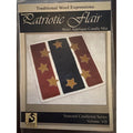 Patriotic Flair Wool Applique Candle Mat Pattern Crane Design Candlemat Vol VII