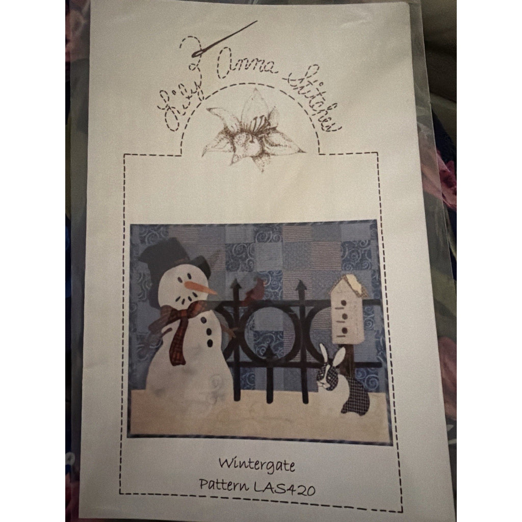 Lily Anna Stitches Wintergate LAS420 Wool Applique Pattern