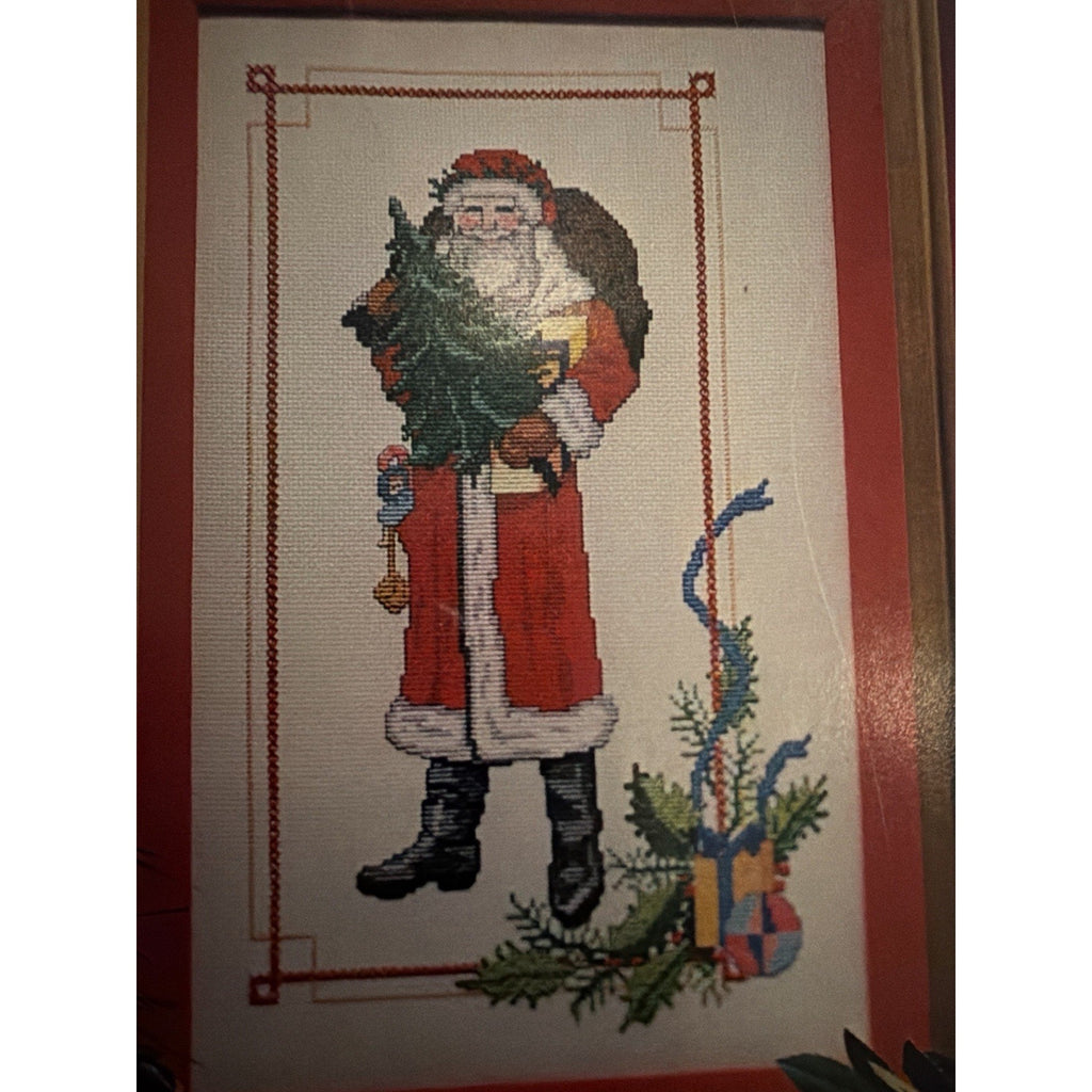 Father Christmas Bette Ashley Cross Stitch Pattern Santa Ornament Leaflet