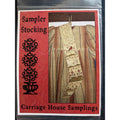 Carriage House Samplings Sampler Stocking Pattern Christmas 2004