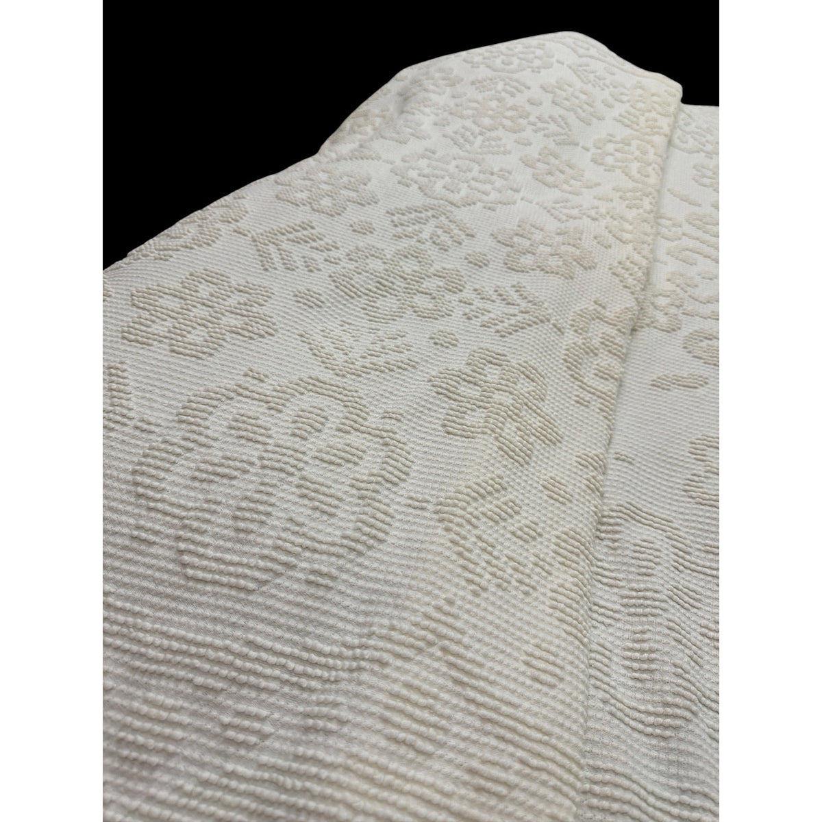 Vintage Candlewick Bedspread Concord Mills White Full Size 92 x 106 Fringe – additional view 4