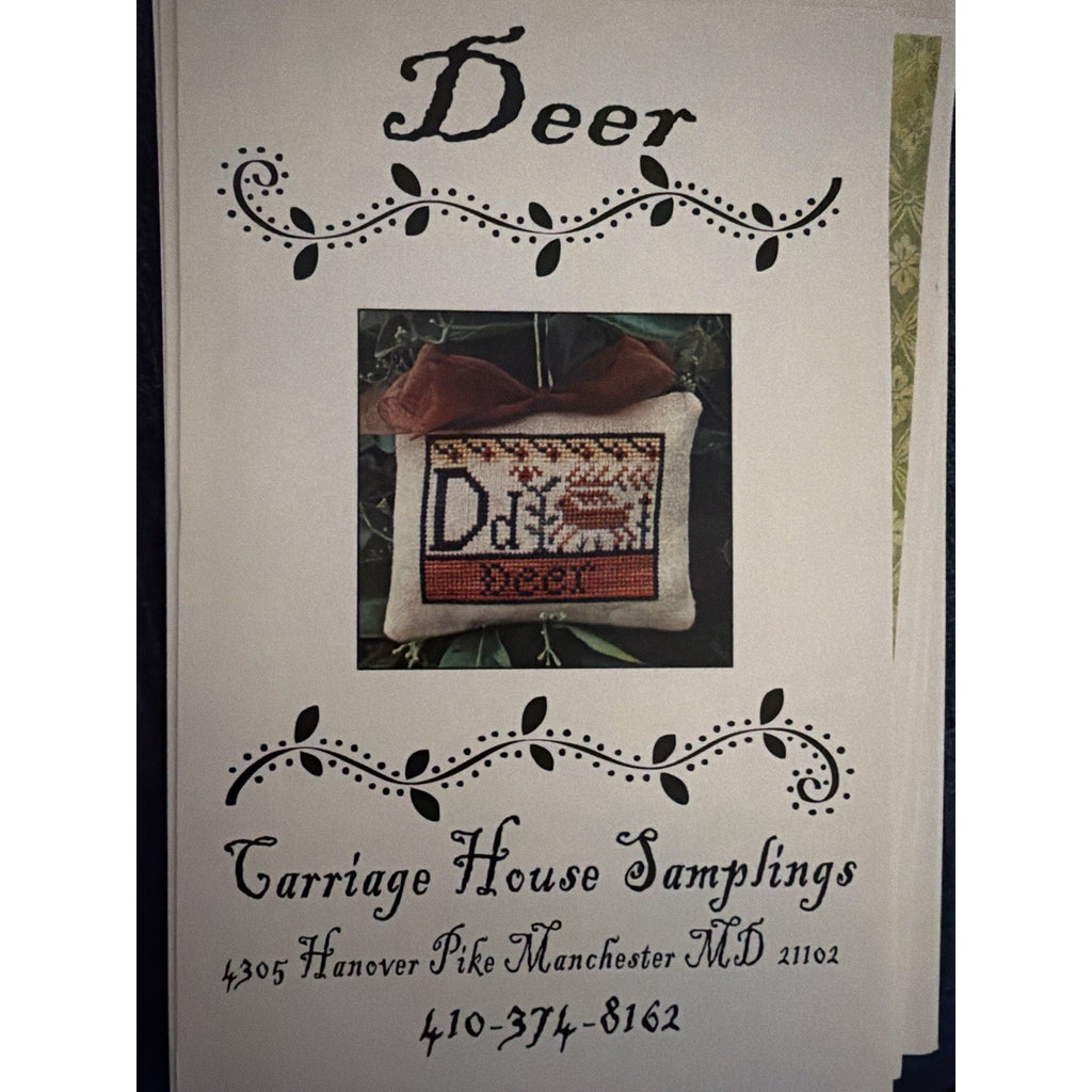 Deer by Carriage House cross stitch pattern