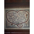 La-D-Da Love Is Patient Cross Stitch Wedding Sampler NOS