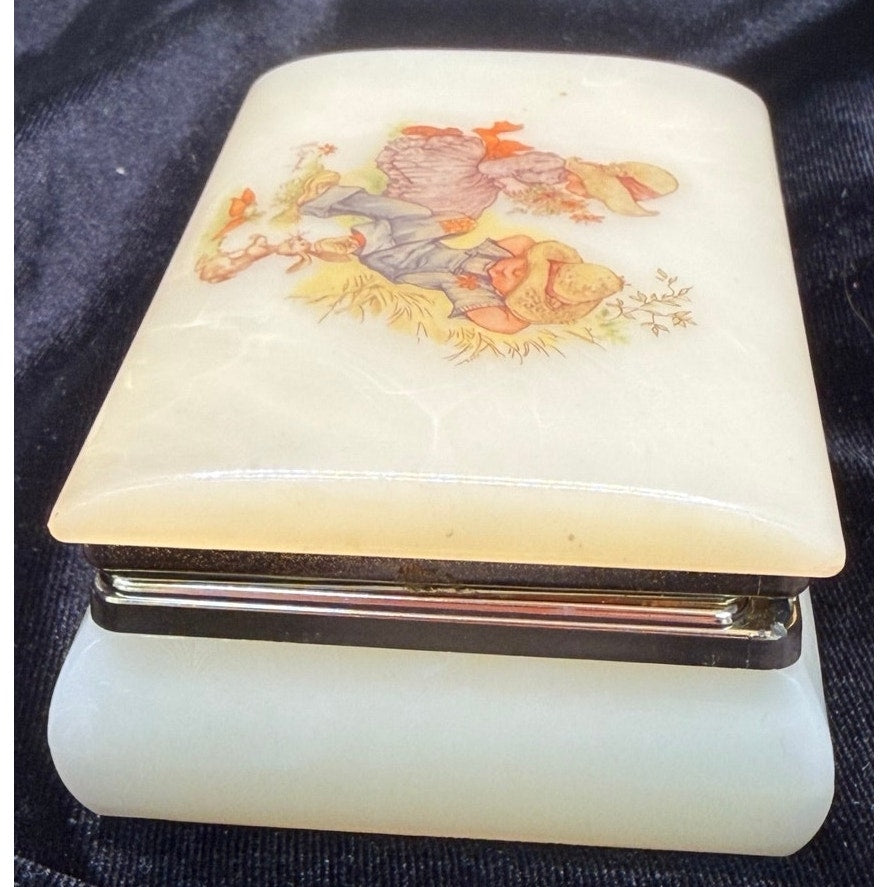 Vintage ArtMark Italy Vanity Box N. Sand Victorian Children Jewelry Box