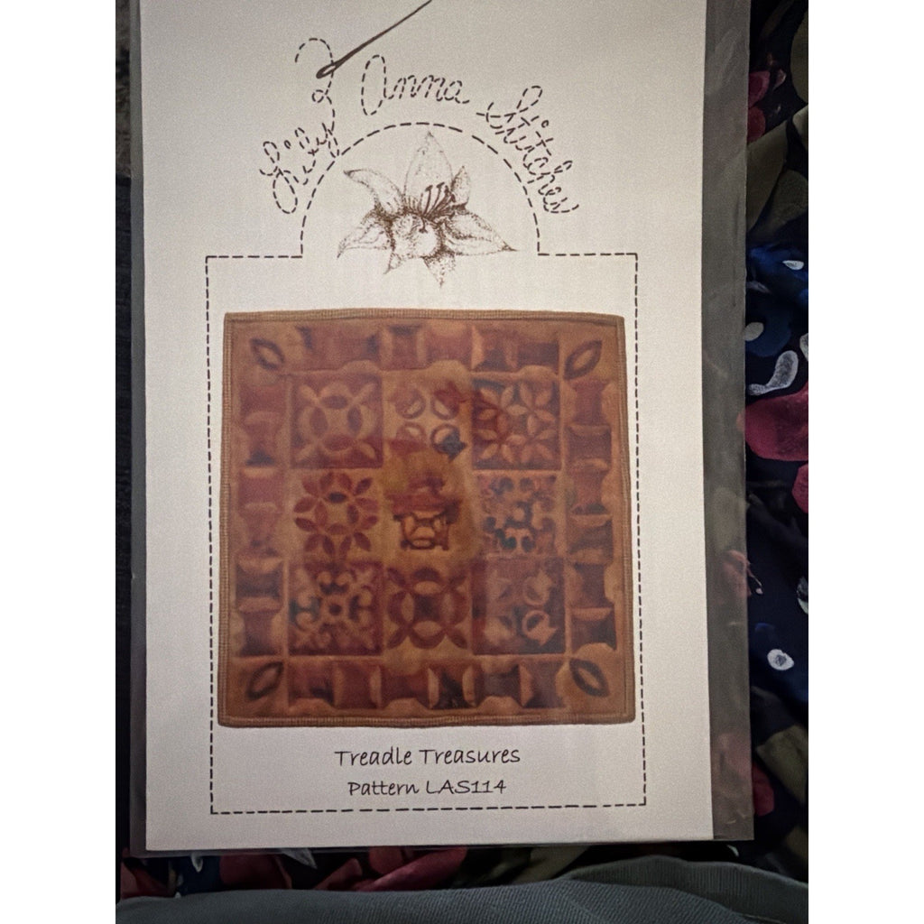 Treadle Treasures Lilly Anna Stitches Pattern LAS114 New