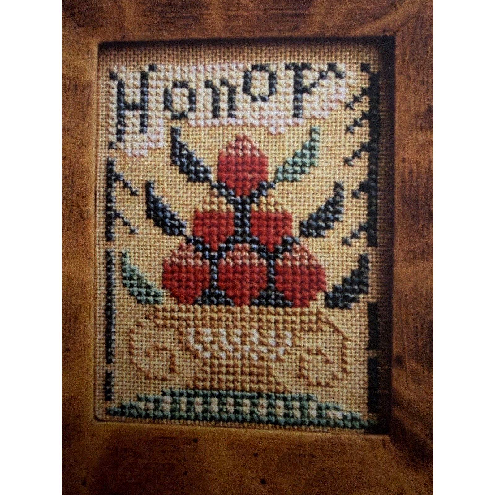 Carriage House Samplings Honor Cross Stitch Pattern Virtue Sampler Series