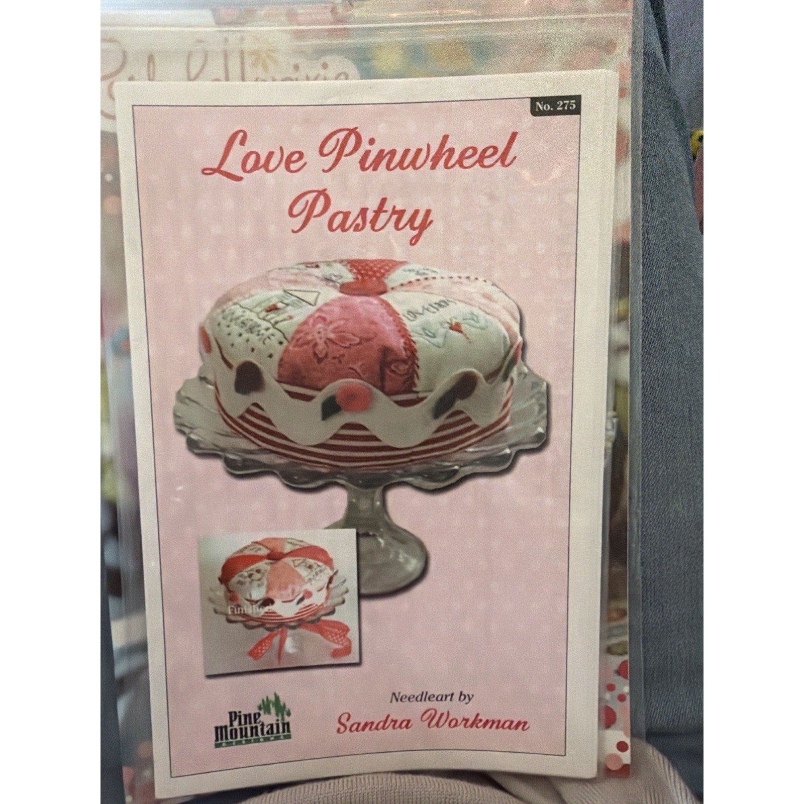 Pine Mountain Love Pinwheel Pastry Pattern 275 Sandra Workman NOS
