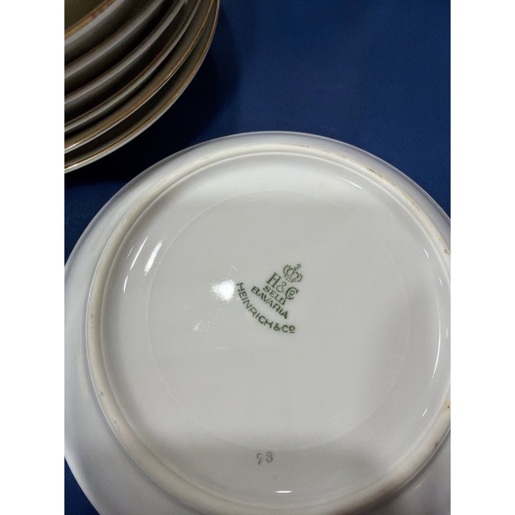 Heinrich Bavaria Songbird Berry Bowl Gold Rim Germany Sold Individually