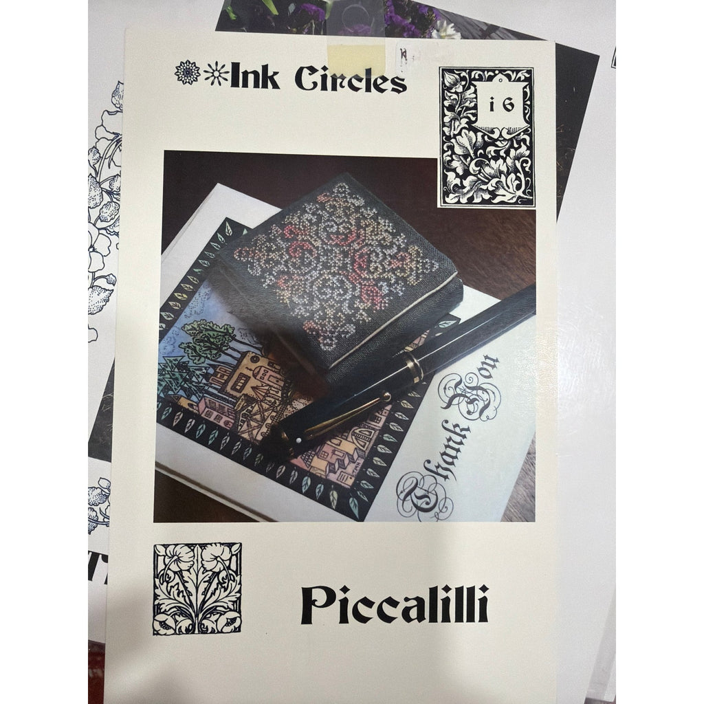 Ink Circles Piccalli Cross stitch Pattern Never Opened