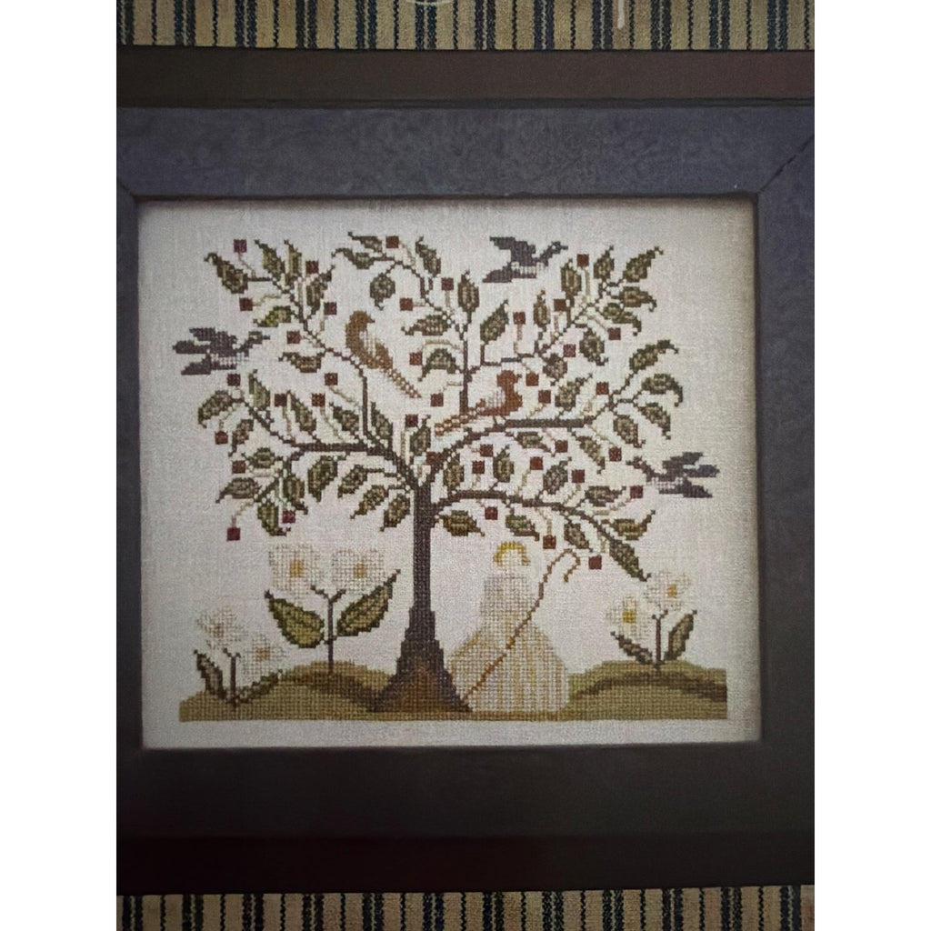 La-D-Da Bo Peep No Sheep Cross Stitch Tree Sampler NOS