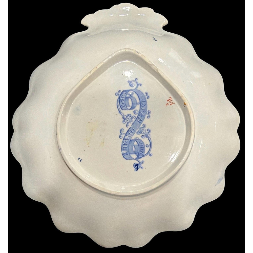 Antique Doulton Burslem Plate Victorian Floral Imari Style England