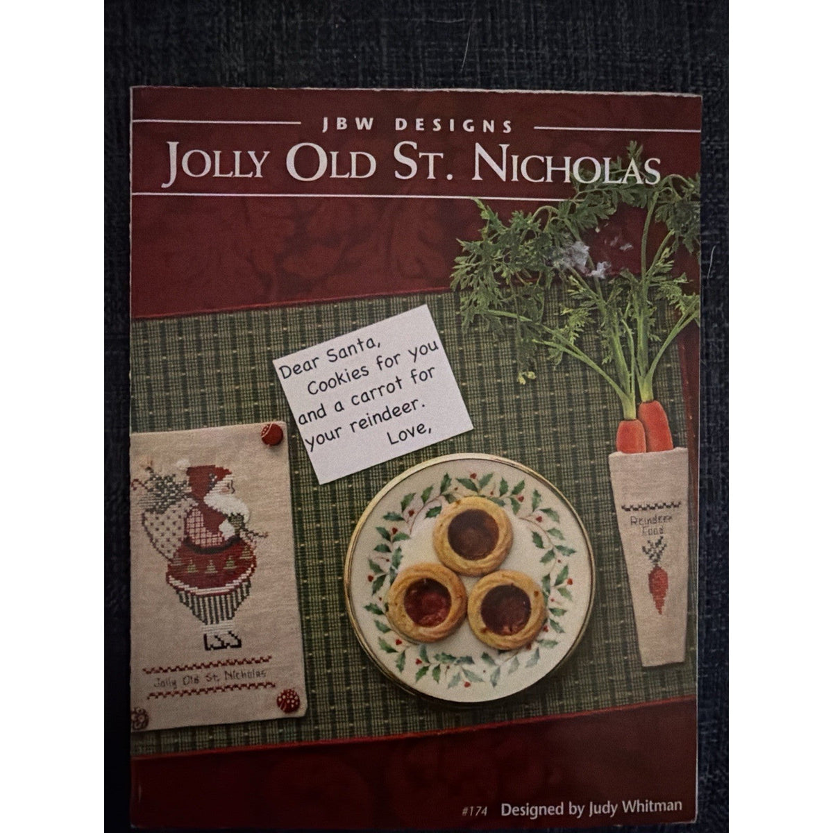JBW Designs Jolly Old St Nicholas Cross Stitch Pattern