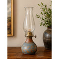 Studio Pottery Oil Lamp Signed MCM Art Pottery Eagle Burner