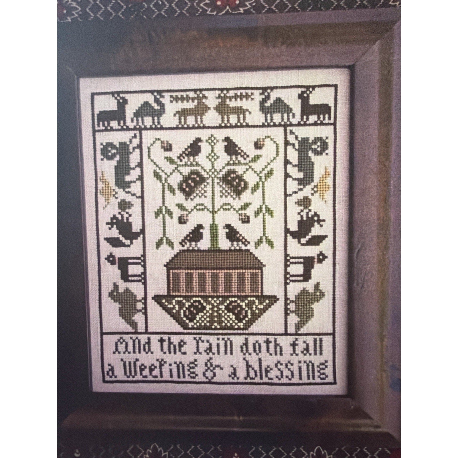 Carriage House Samplings A Weeping & A Blessing Pattern NOS