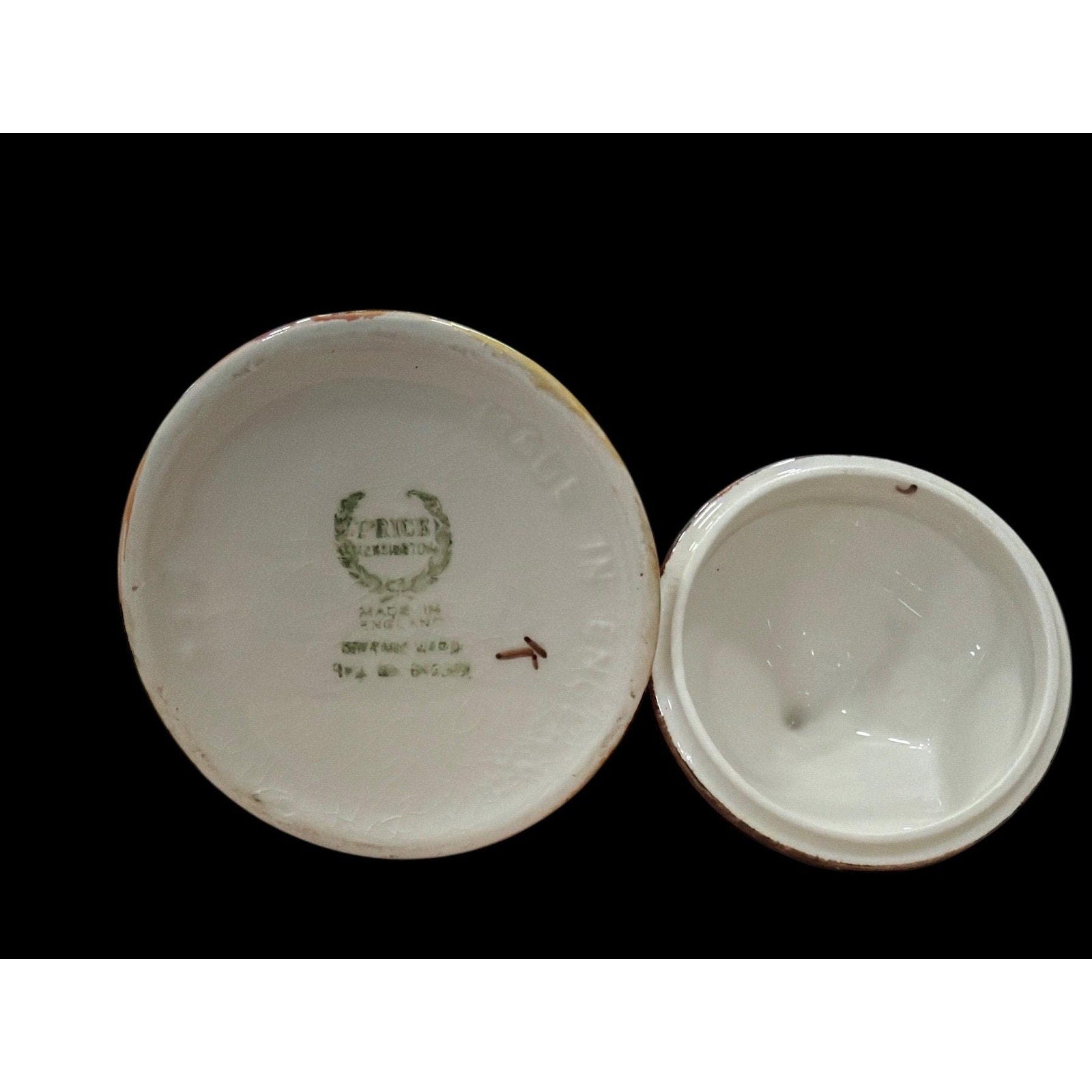 Vintage Price Kensington Cottage Jar England Hand Painted Cottageware Canister 8”