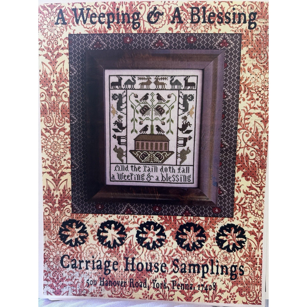 Carriage House Samplings A Weeping & A Blessing Pattern NOS