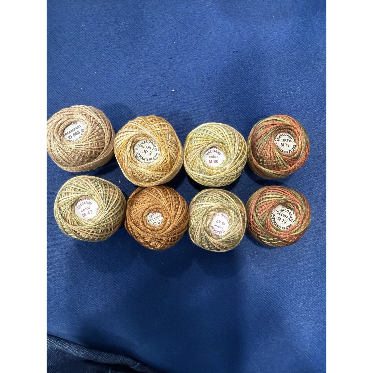 Autumn Orchard Valdani Cotton 8 Ball Lot JP2 M80 M47 M78 O563 O57
