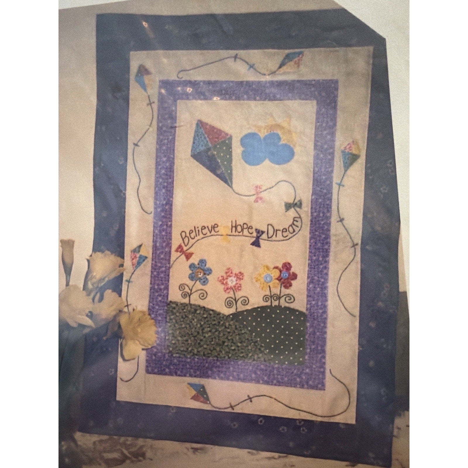 Blueberry Backroads Kites in the Clouds Quilt Pattern 023