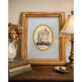 Vintage C.F. Stanbrough Victorian House Print Signed Framed Architectural Art