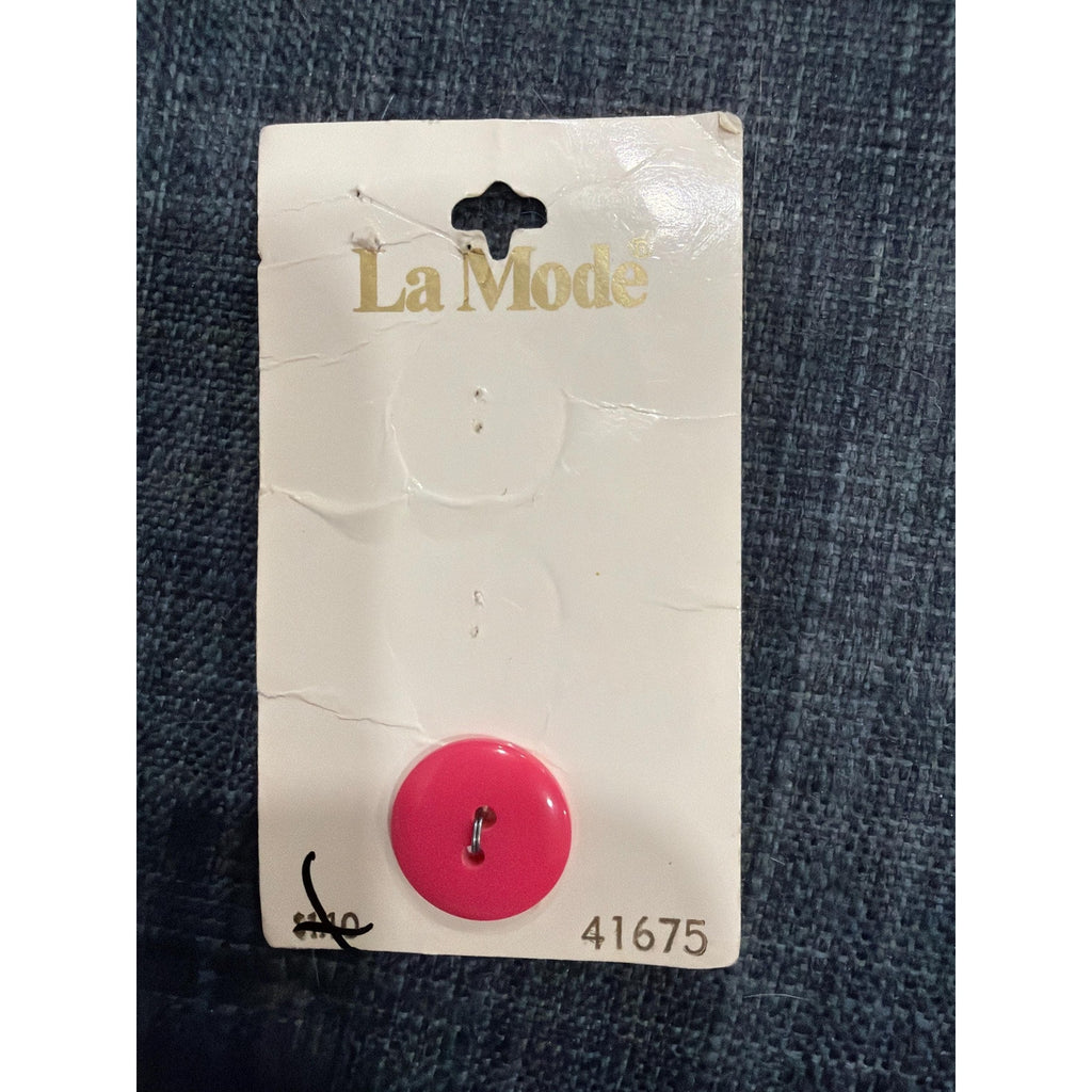 Vintage Button Lot Pink Red La Petite La Mode Sewing Craft NOS Cards