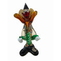 Vintage Murano Art Glass Clown Figurine Millefiori Labeled Italian 8 Inch