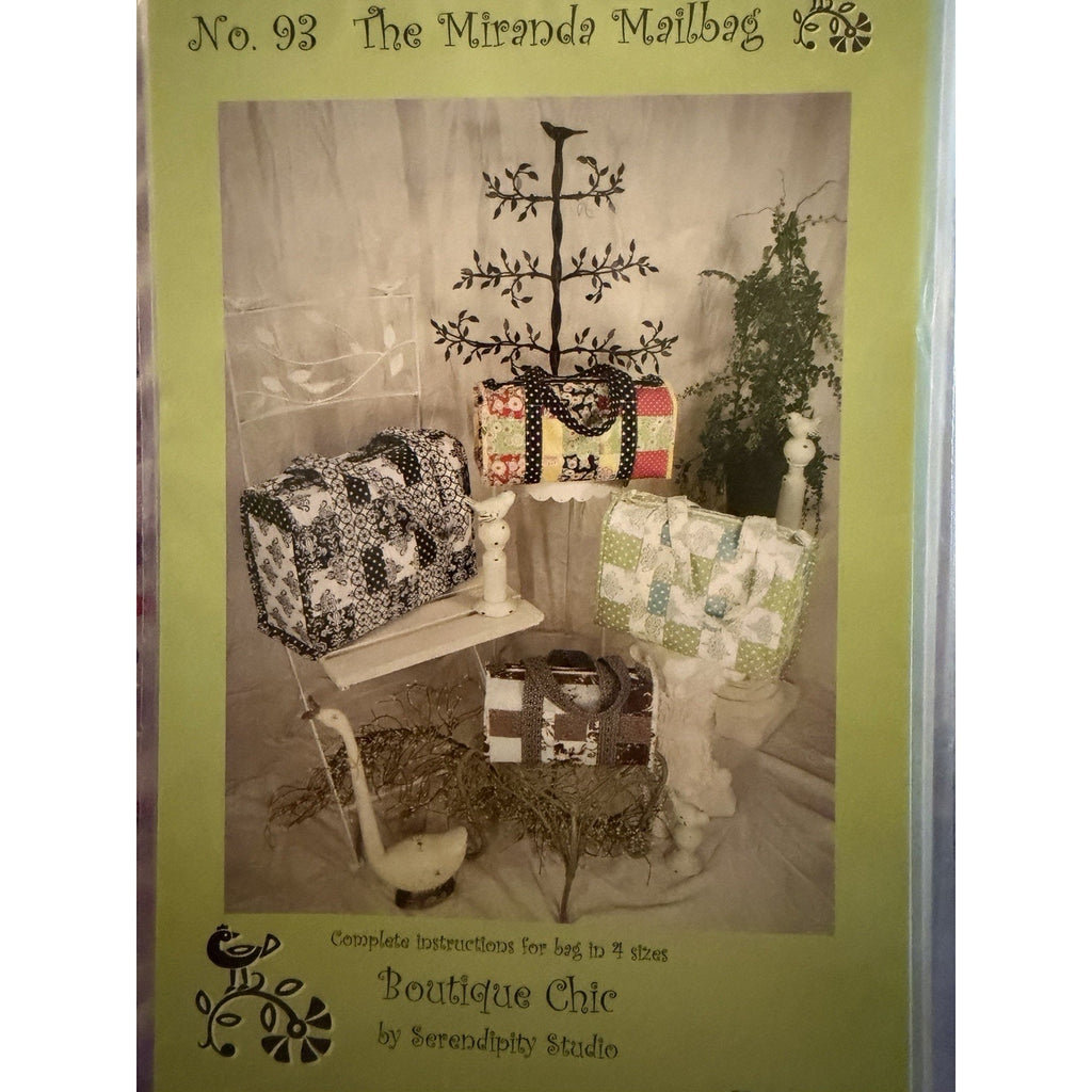 Miranda Mailbag Sewing Pattern Serendipity Studio 4 Sizes