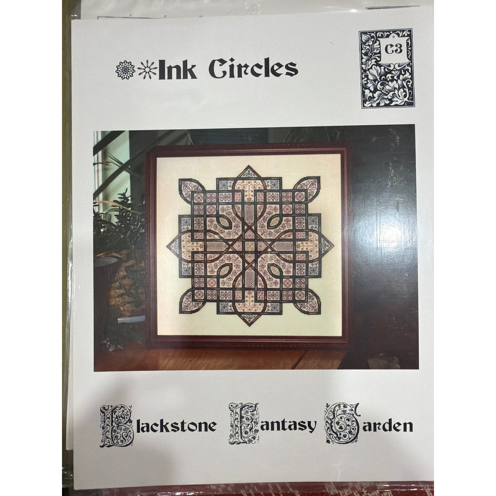 Ink Circles Blackstone Fantasy Garden Cross Stitch Pattern Never Opened