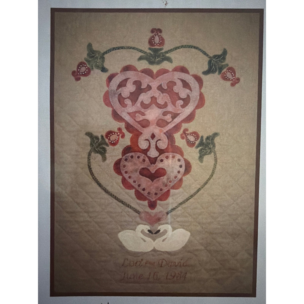 Lily Anna stitches Always & Forever wool applique quilt pattern LAS118