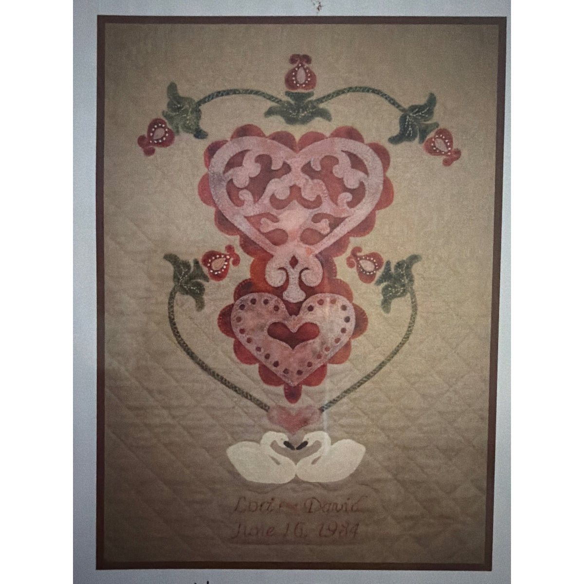 Lily Anna stitches Always & Forever wool applique quilt pattern LAS118