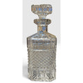 Golden Crown E&R Hand Cut Lead Crystal Decanter West Germany 9.5" – main view