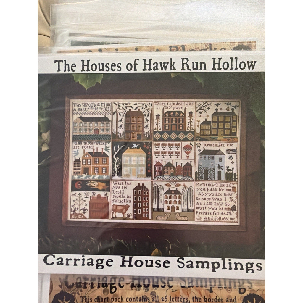 Houses of Hawk Run Hollow Carriage House Samplings Cross Stitch Pattern