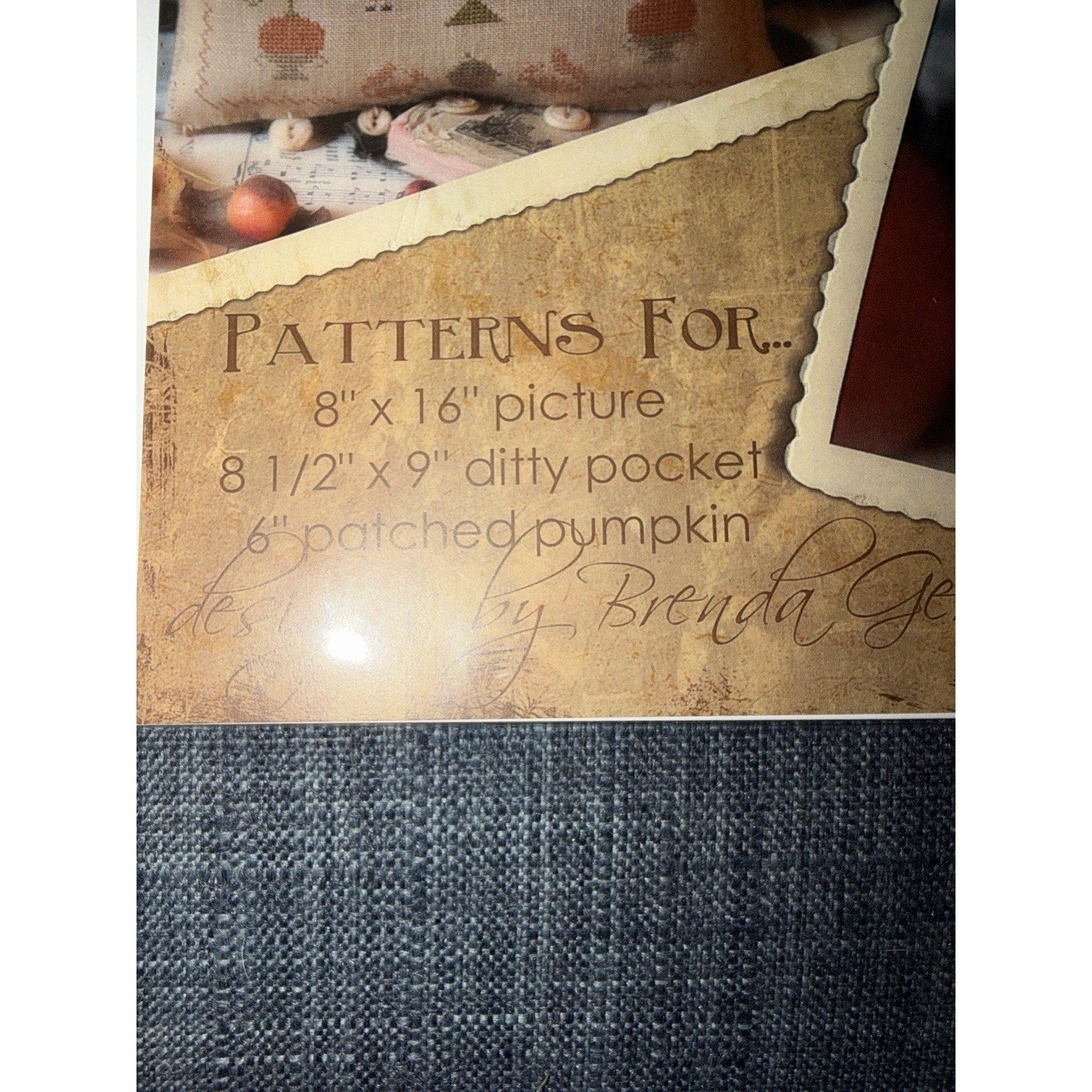 Brenda Gervais Pumpkin Fest at Bittersweet Farms #398 Pattern NOS