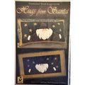 Hugs from Santa Wool Applique Pattern Crane Design Pillow