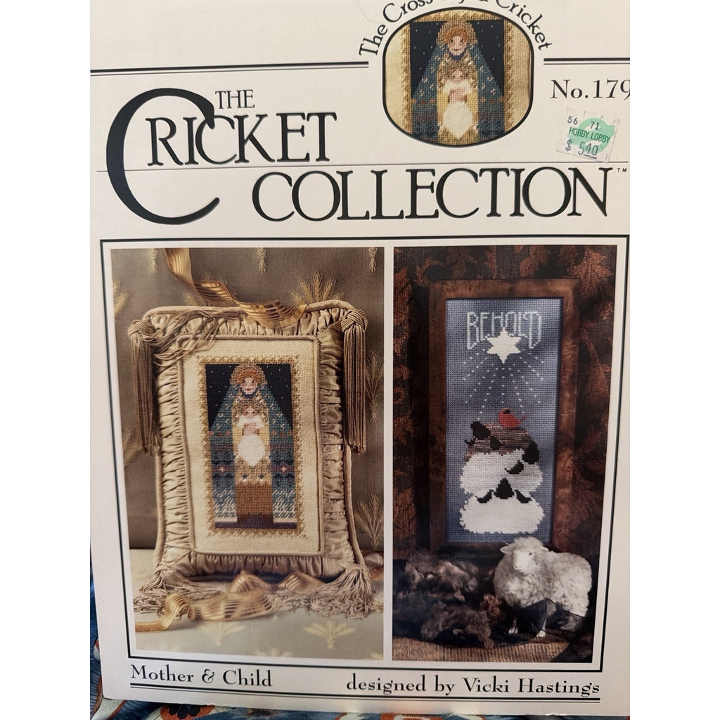 Cricket Collection 179 Mother Child Behold Angel Cross Stitch Pattern