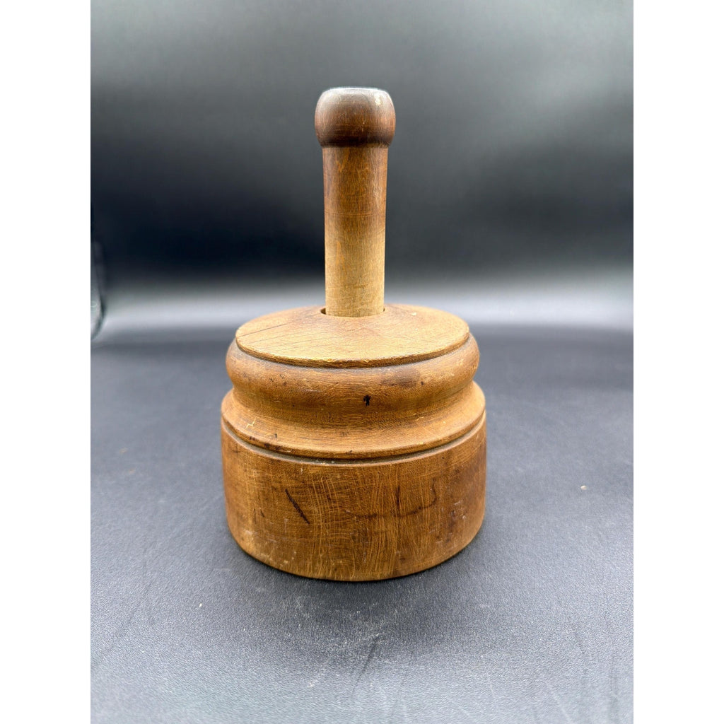 Antique Pineapple Butter Mold: Hand-Carved East Tennessee Folk Art