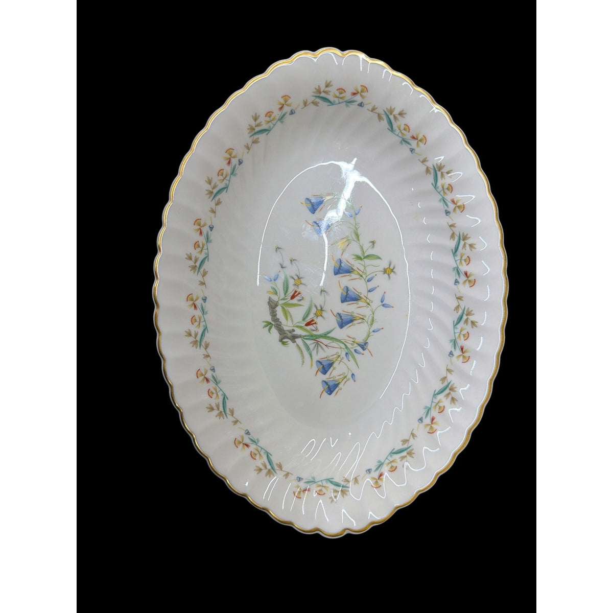 Syracuse China Temple Bells Oval Serving Platter 12 Inch Vintage 1960s – additional view 2