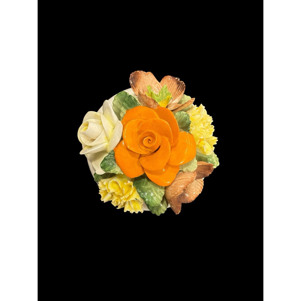 Vintage Heiracraft Bone China Floral Posy England Porcelain Flower Bouquet