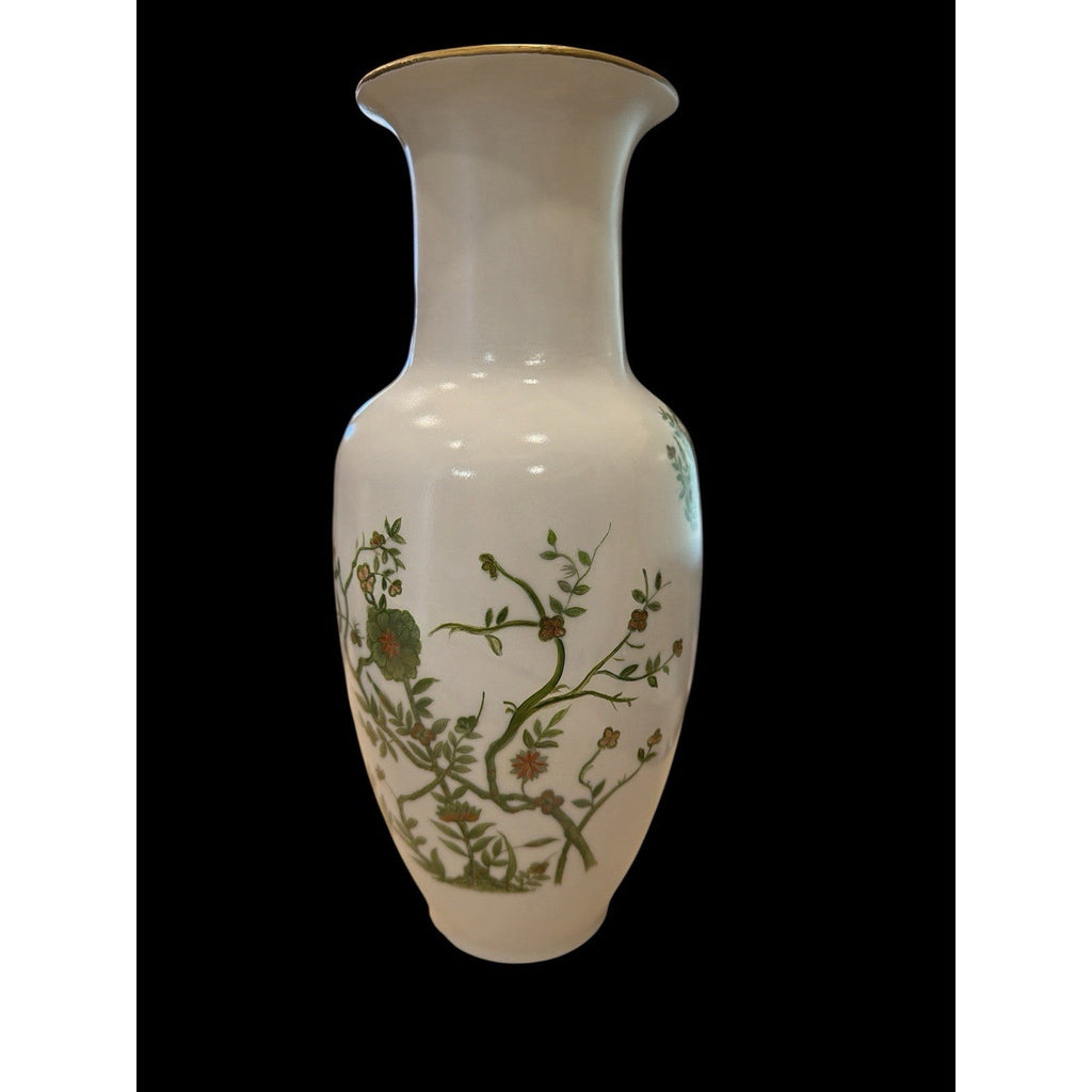 Vintage Schmid Design Folio Porcelain Floral Vase Japan 12.25 Inch