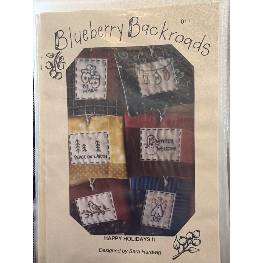 Blueberry Backroads Happy Holidays II Pattern 011 Primitive