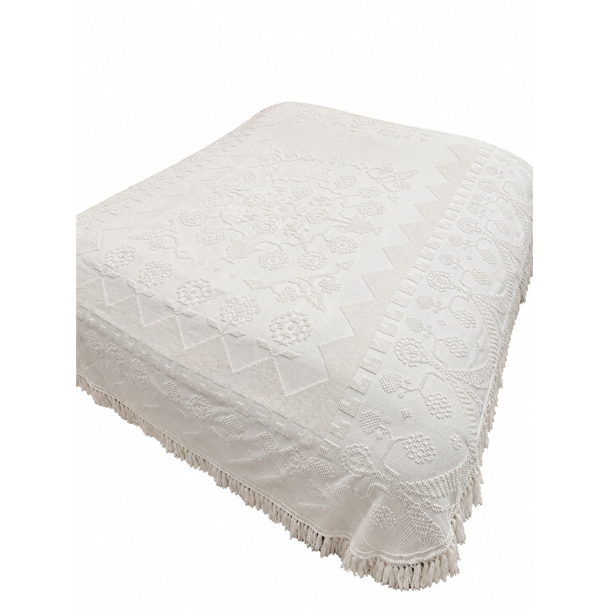 Vintage Bates George Washington's Choice Chenille Bedspread 86 x 108