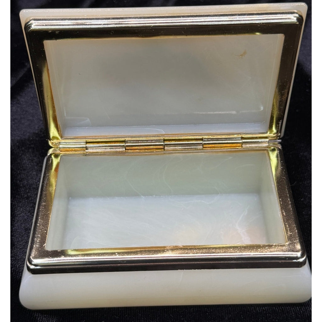 Vintage ArtMark Italy Vanity Box N. Sand Victorian Children Jewelry Box
